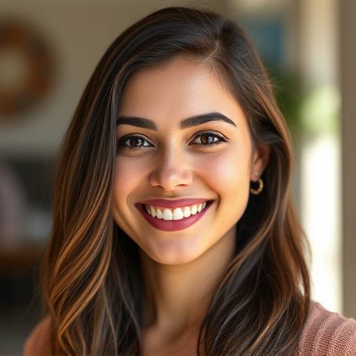 Foto de perfil de Ana Paula Souza, sorrindo e confiante